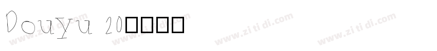 Douyu 20字体转换